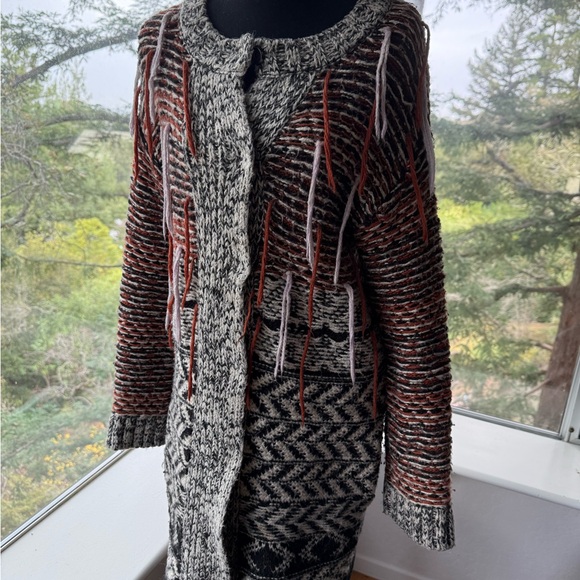 Caslon Patterned Cardigan, XS - Picture 2 of 7